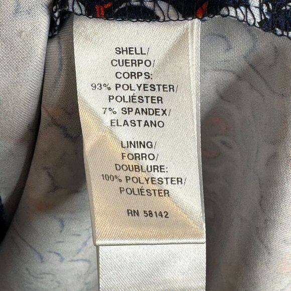 Maggie London Womens Dress Size 8‎ Shift Print Business Work Wear Lined - Picture 4 of 7